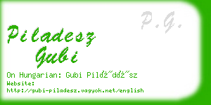 piladesz gubi business card